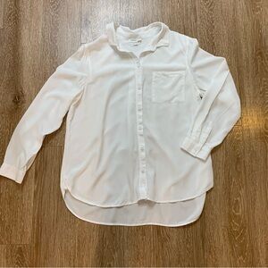 Beachlunchlounge White Button-Up Shirt size XL